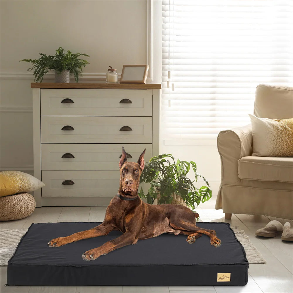 BORWART Orthopaedic Waterproof Dog Bed Two In One Removable Washable Cover