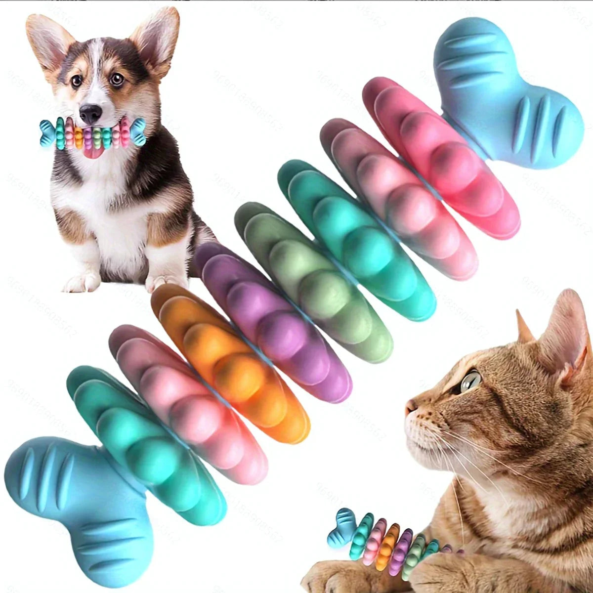Dog Chew Bone Toy Durable Teething Dental Care For Gnawing