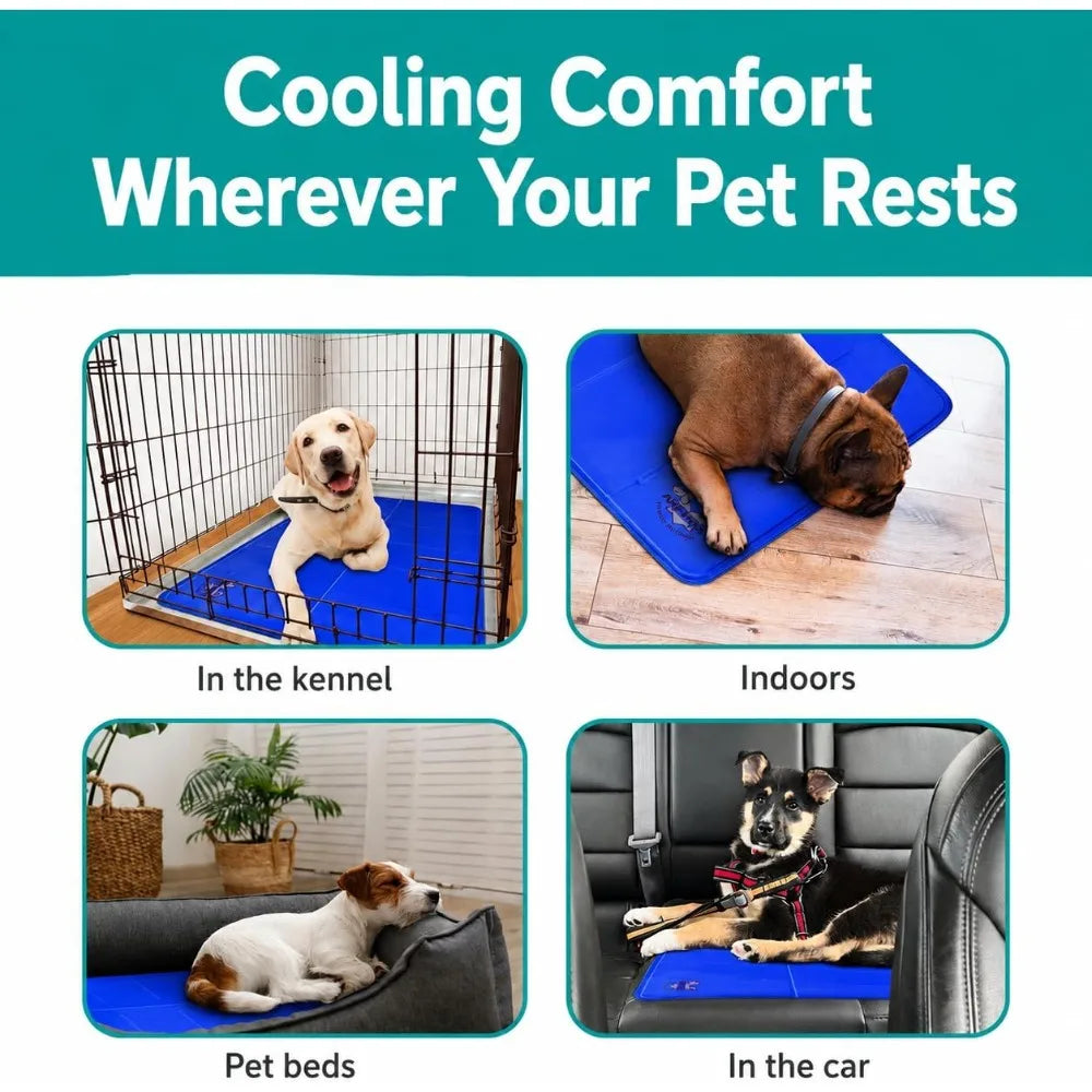 Self Cooling Dog Mat Non Toxic Gel Pad No Electricity Needed