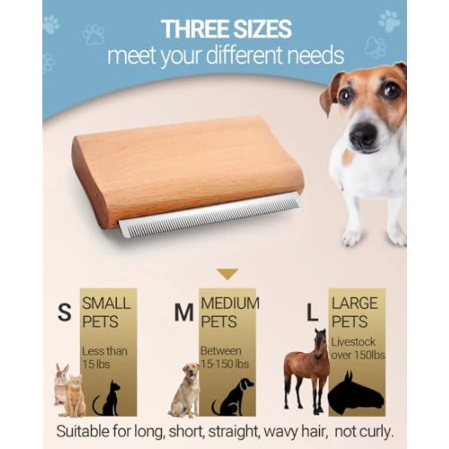 Deshedding Dog Brush for Pet Grooming and Daily Care