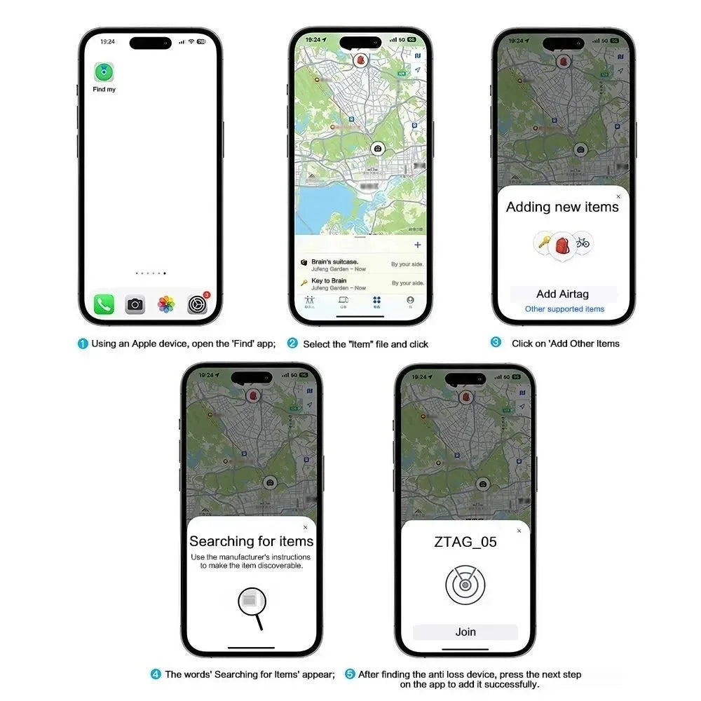 STONEGO Bluetooth GPS Tracker Tag for Keys Pets and Luggage