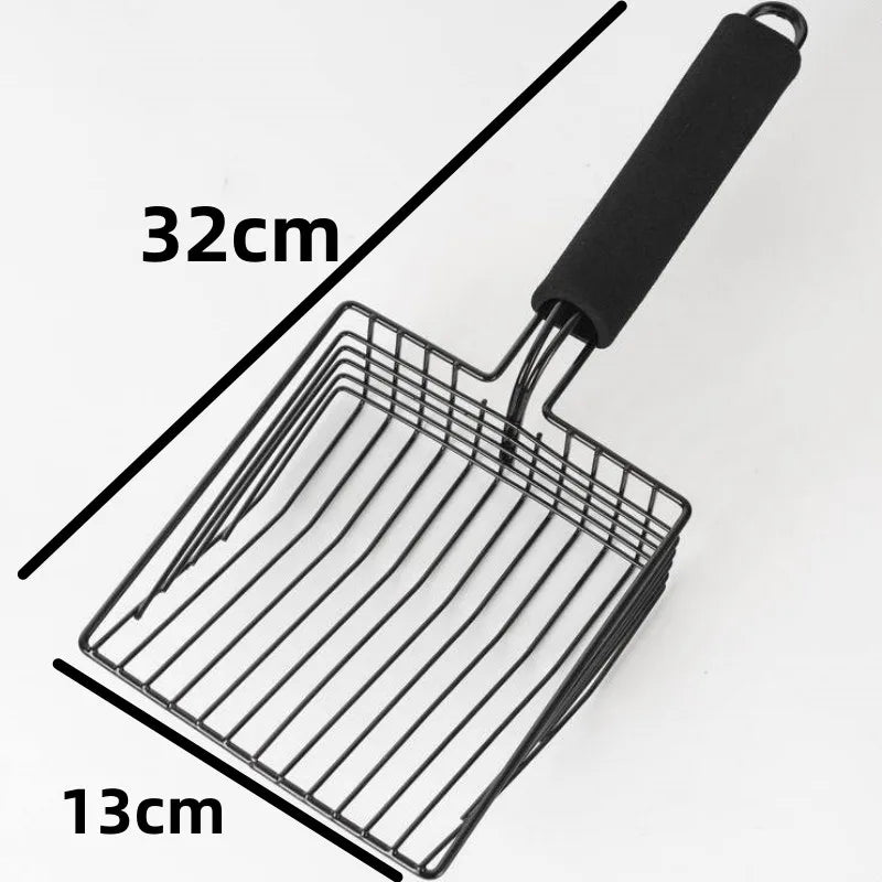 Stainless Steel Cat Litter Scoop With Comfortable Handle