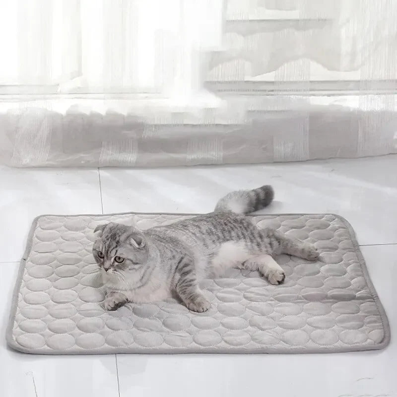 Ice Cooling Pet Mat For Cats And Dogs Durable Nest