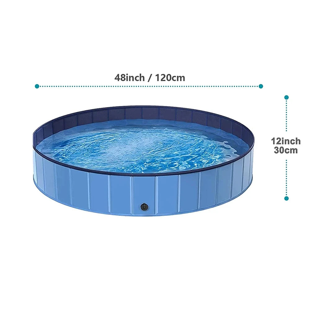 Portable Dog Pool Bathing Tub For Large Dogs Scratch Resistant