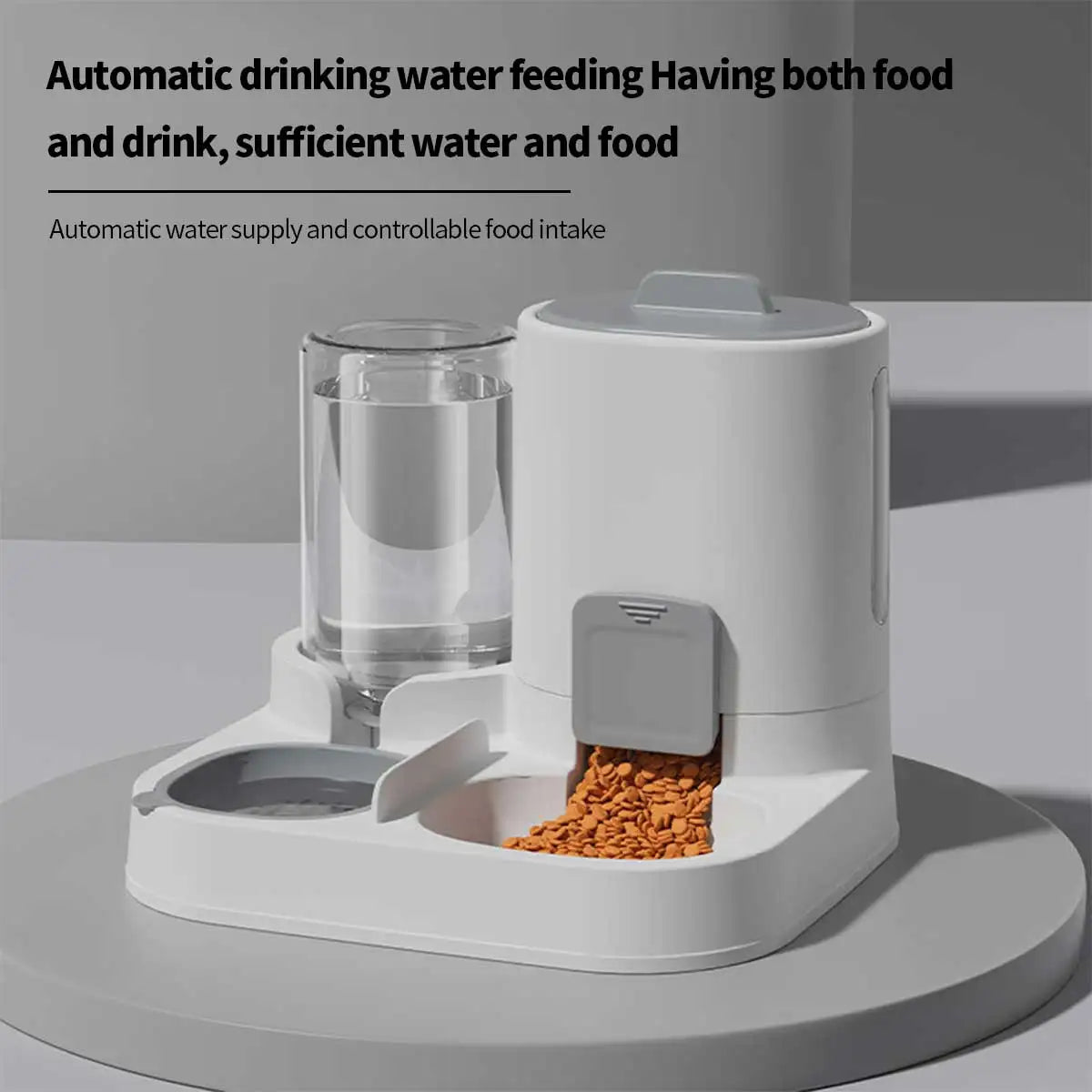 Dual Purpose Dog And Cat Feeder Water Unit Large Capacity