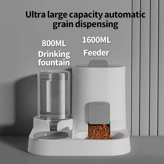 Dual Purpose Dog And Cat Feeder Water Unit Large Capacity