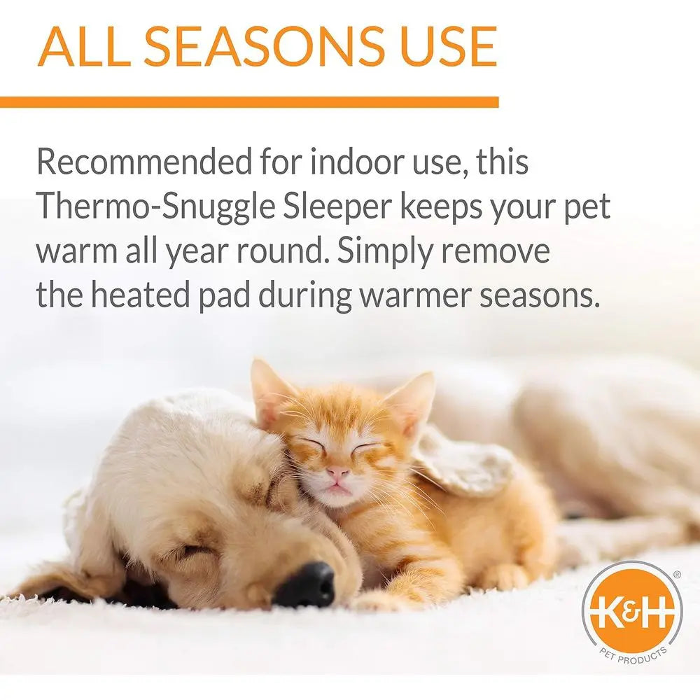 Heated Dog Bed Indoor Calming Cuddler With Removable Cover