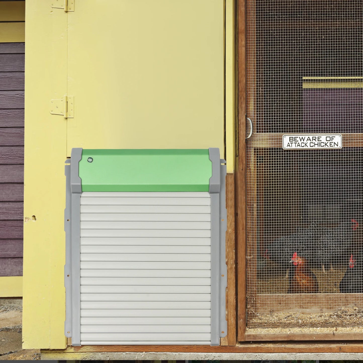 Automatic Solar Powered Chicken Coop Door With Light Sensor