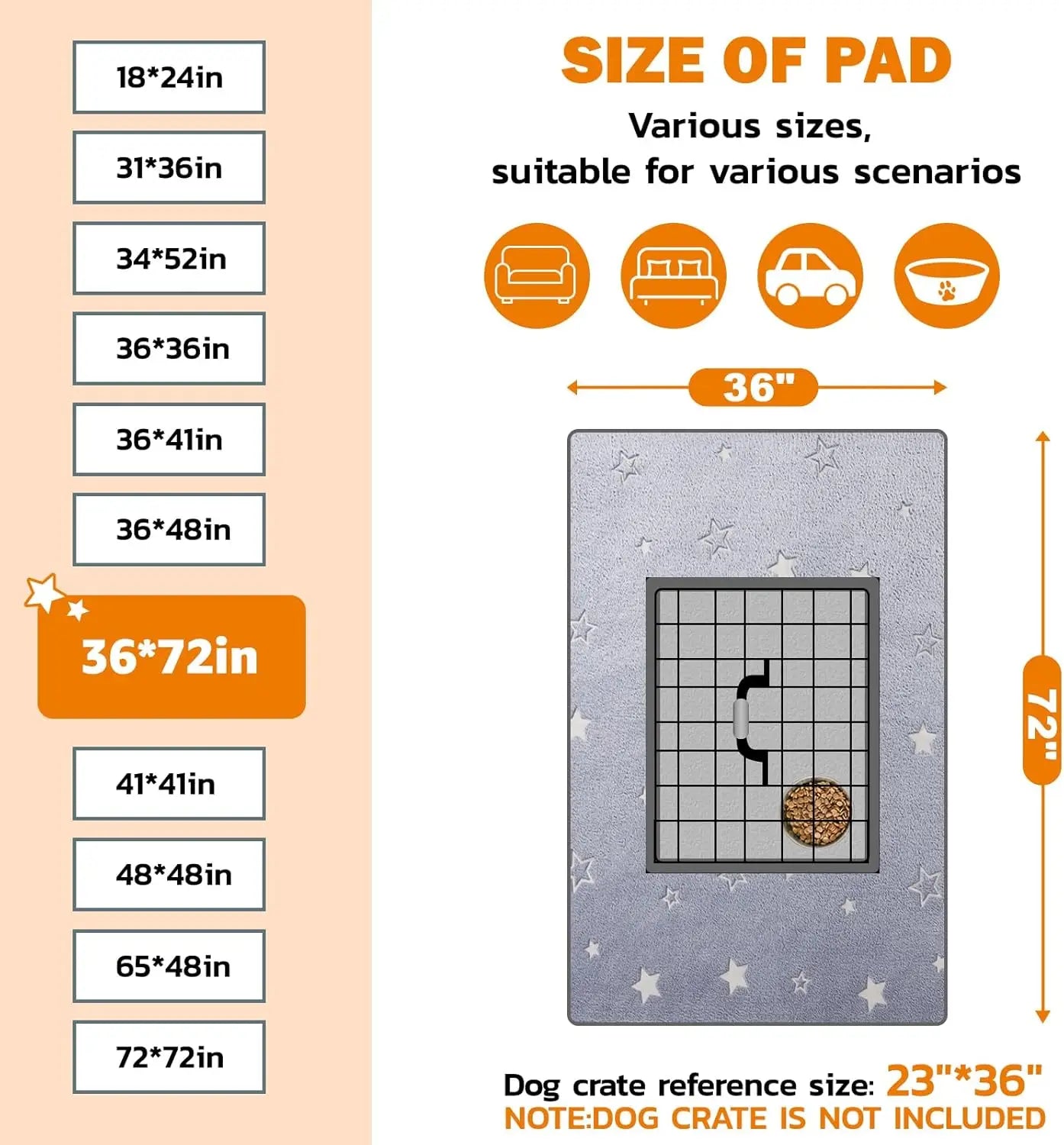 Washable Dog Pads for Fast Absorption and Non-Slip Training