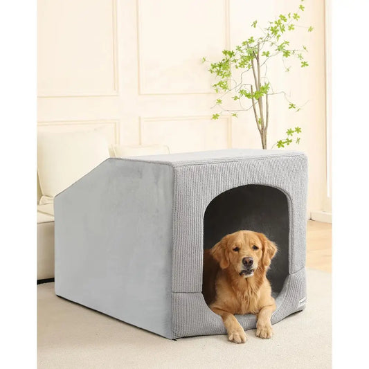 Indoor Dog House For Medium And Large Dogs With Cushion