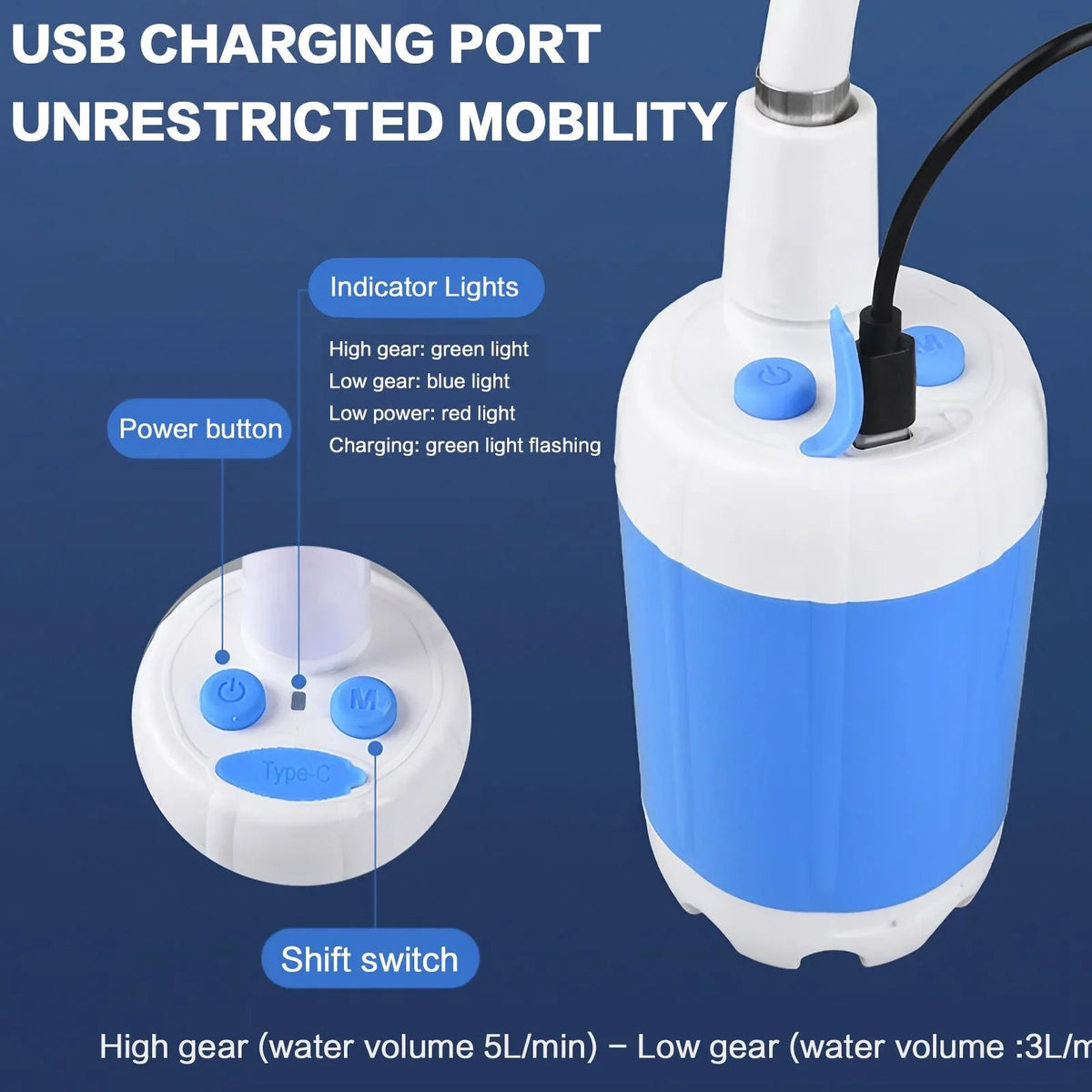 Portable Rechargeable Outdoor Handheld Sprayer For Pets And Gardens