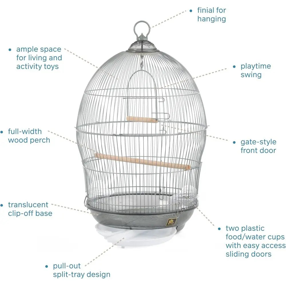 Prevue Pet Products Sonata Round Metal Bird Cage for Birds