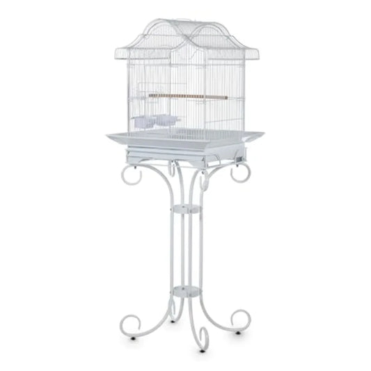 Decorative Metal Bird Cage With Stand For Parrots And Budgies