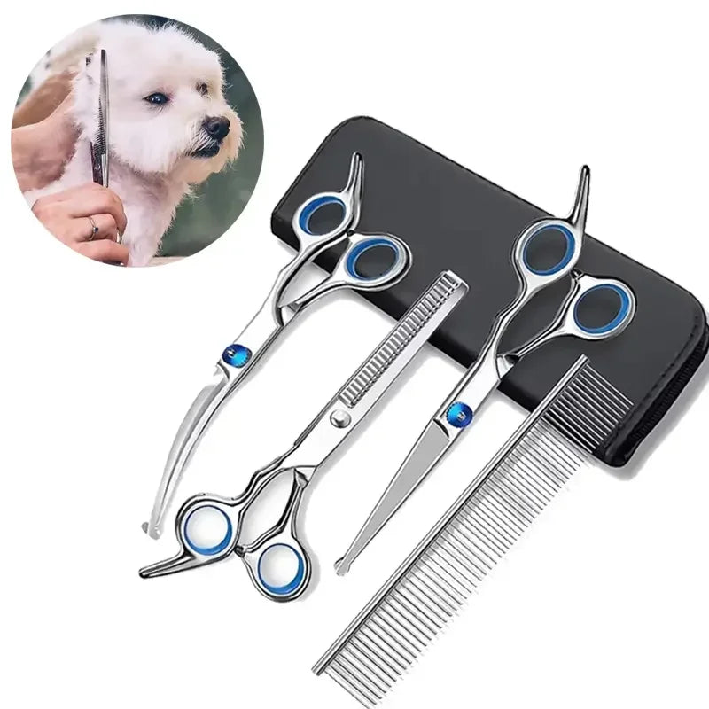 Ambidextrous Pet Safe Scissors For Dog Grooming Precision