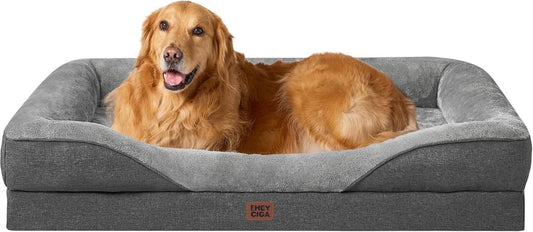 Orthopedic Memory Foam Dog Bed With Waterproof Liner