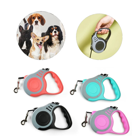 NONECN Retractable Nylon Dog Leash for Dogs and Cats