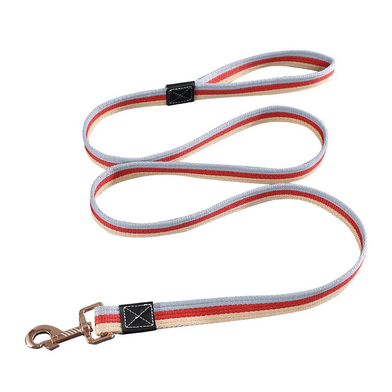 Canvas Dog Leash Towing Traction Rope For Walking Training