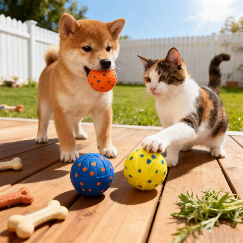 Booteely Interactive Smart Automatic Dog Ball Toy Moving Rotating