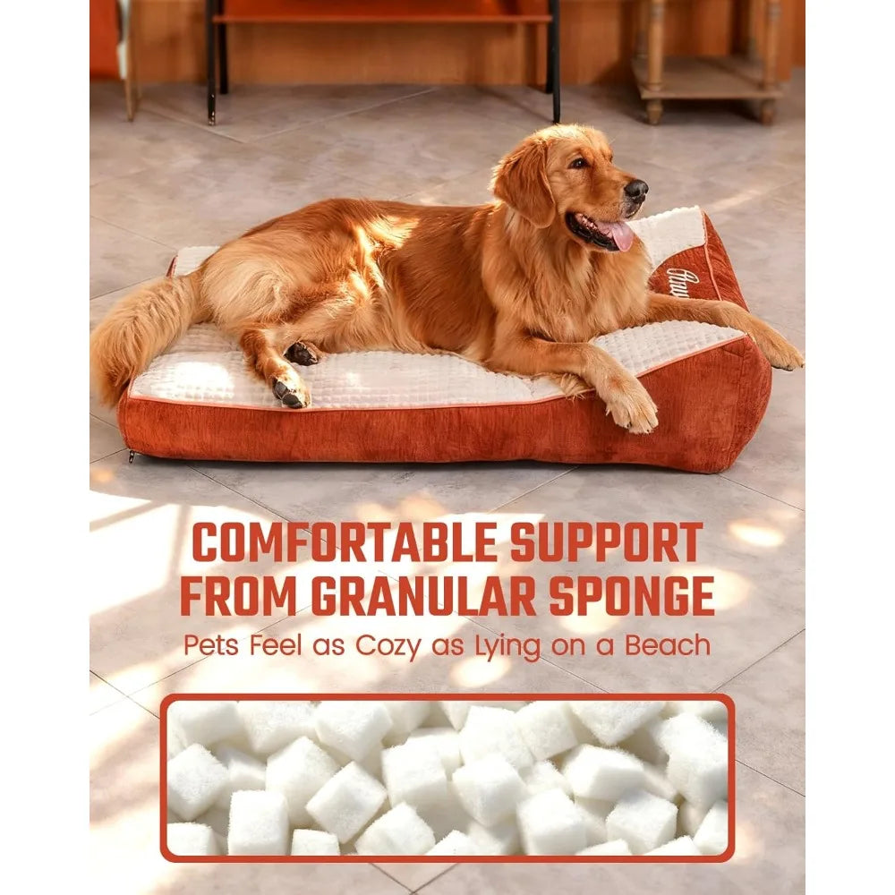 Orthopedic Dog Bed For Crate With Washable Cover Mat
