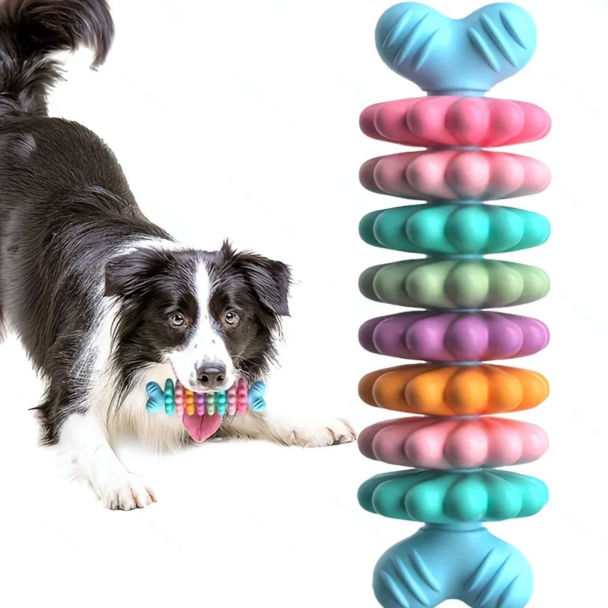 Dog Chew Bone Toy Durable Teething Dental Care For Gnawing