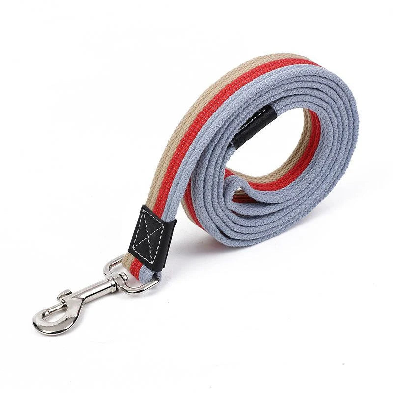 Canvas Dog Leash Towing Traction Rope For Walking Training
