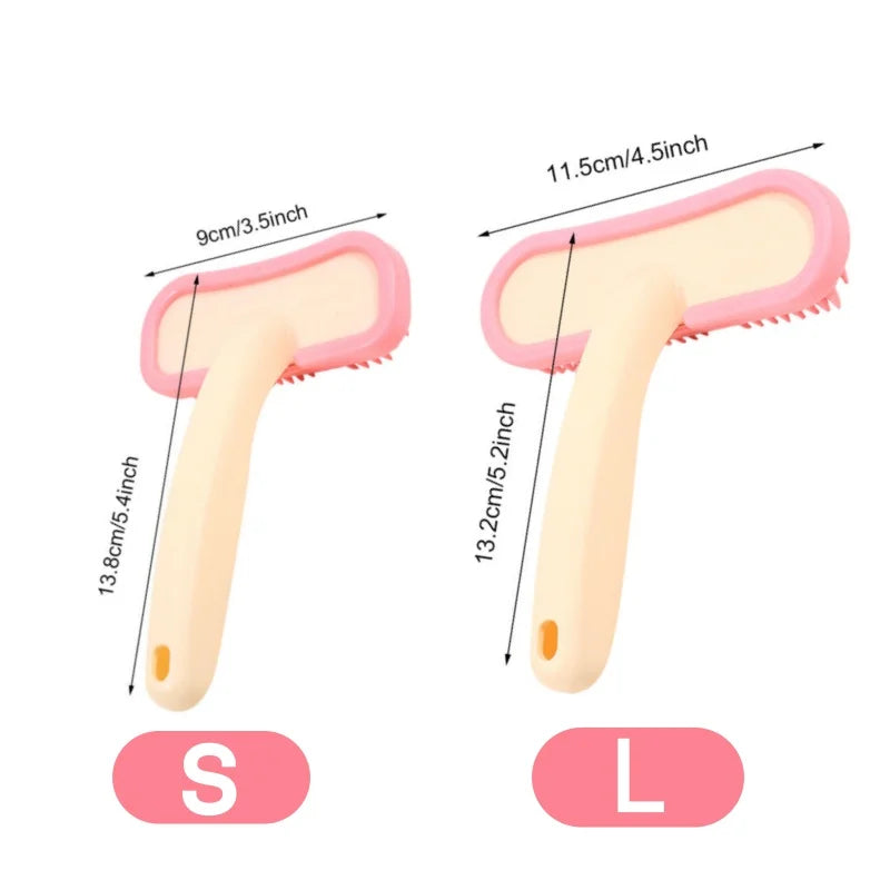 Rabbit Silicone Pet Comb for Cats and Guinea Pigs Grooming