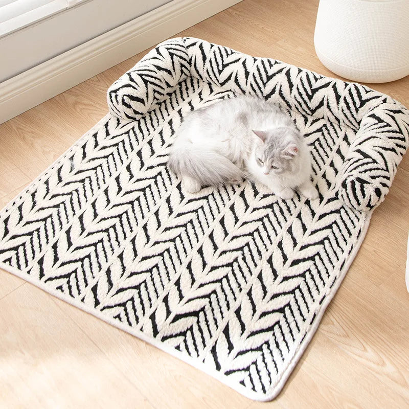 Pet Mat Thickened Non Slip Plush Bed Dogs And Cats