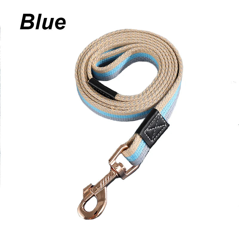 Canvas Dog Leash Towing Traction Rope For Walking Training