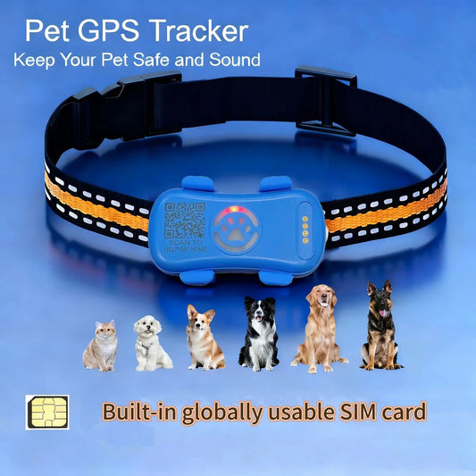 WANWAYTECH Pet GPS Tracker Real Time Tracking QR Code