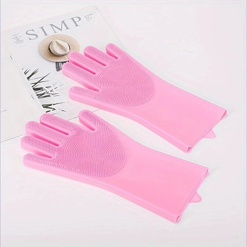Eco-Friendly Silicone Pet Grooming Glove For Bath And Hair Removal