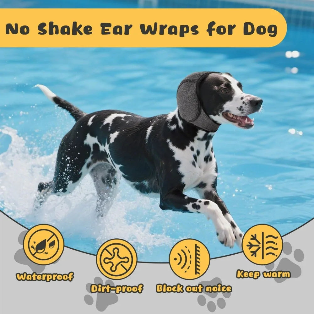 Adjustable Dog Ear Protection Cover Calming Noise Reduction Headband