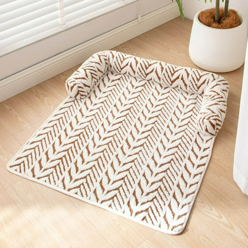 Pet Mat Thickened Non Slip Plush Bed Dogs And Cats