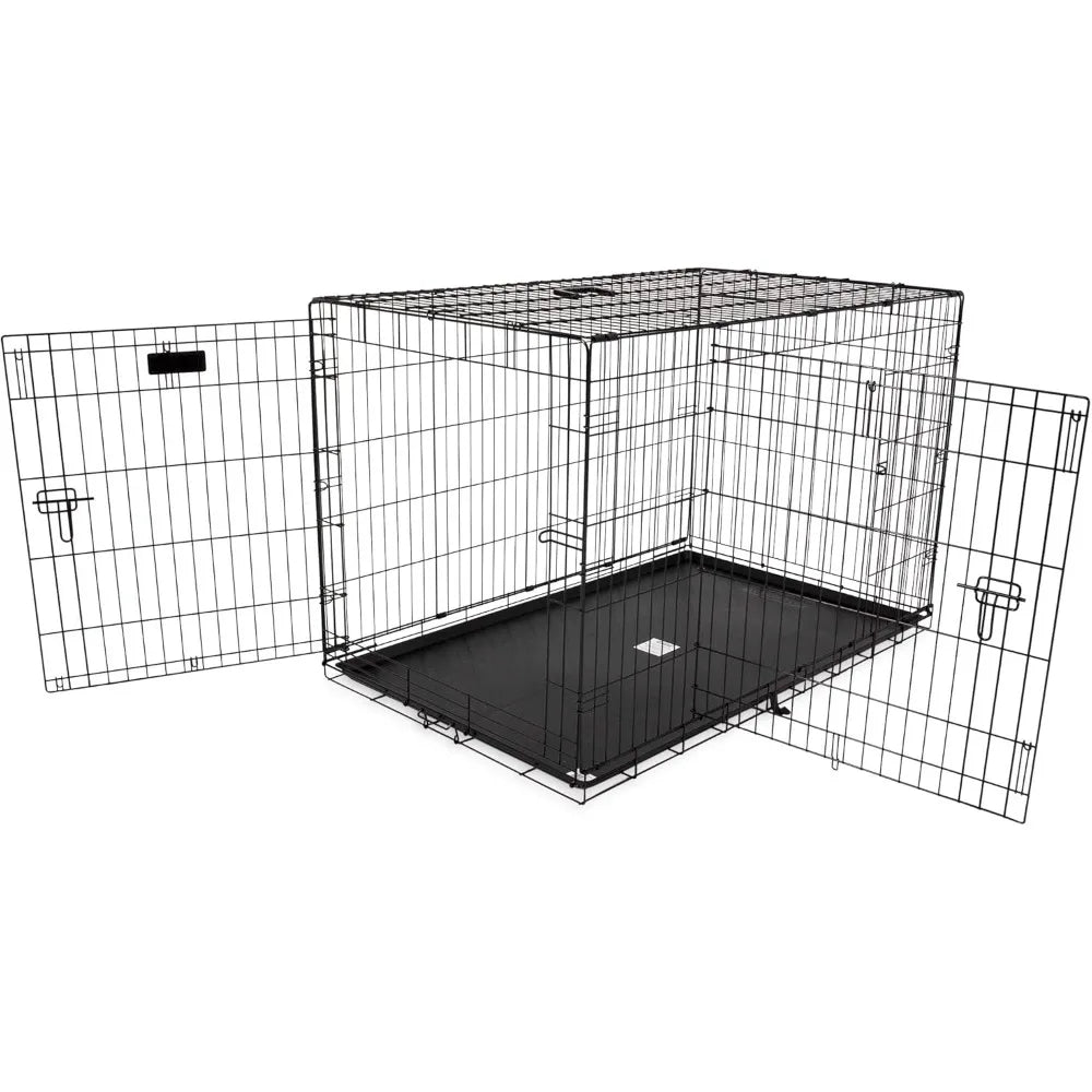 DAFIFY Two-Door Wire Dog Crate