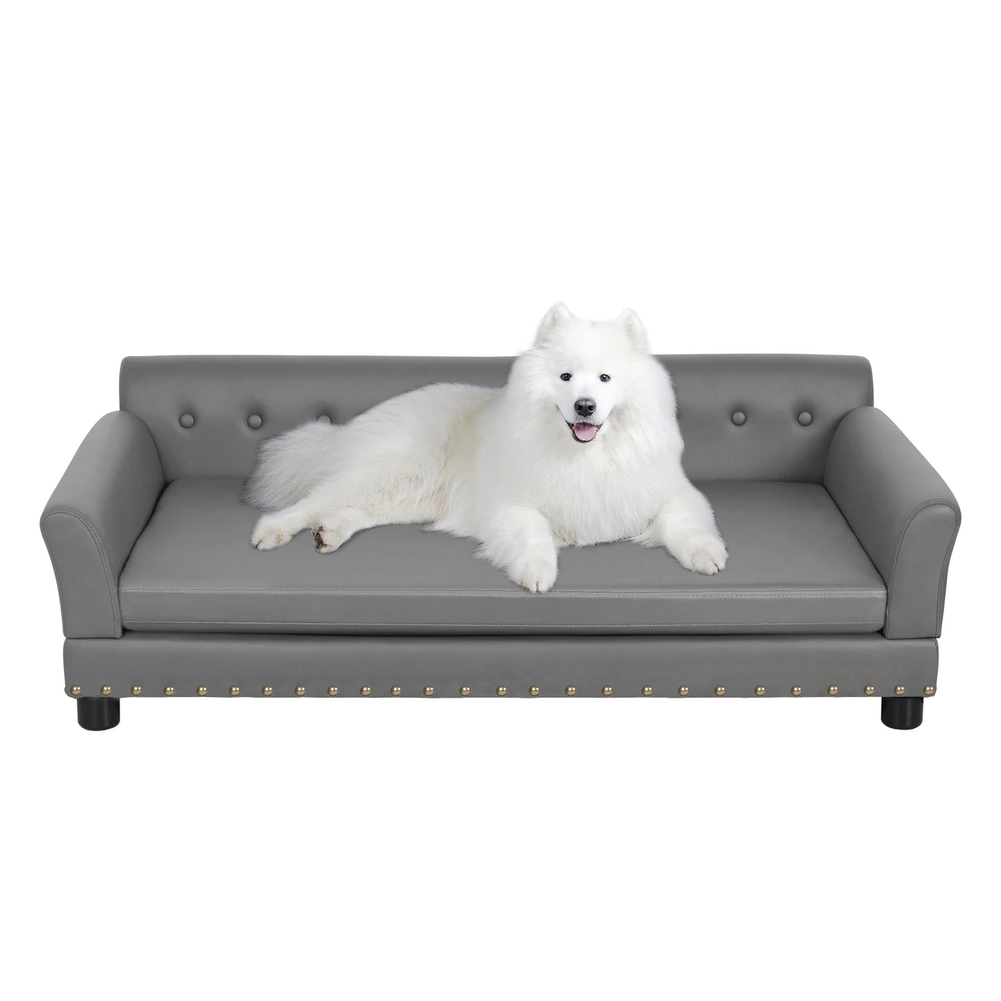 BINGOPAW Rectangle Pet Bed Durable Elevated Dog Sofa