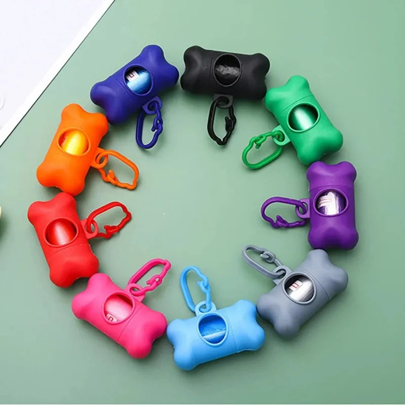 Bone Shaped Pet Garbage Bag Dispenser For Dogs Outdoors