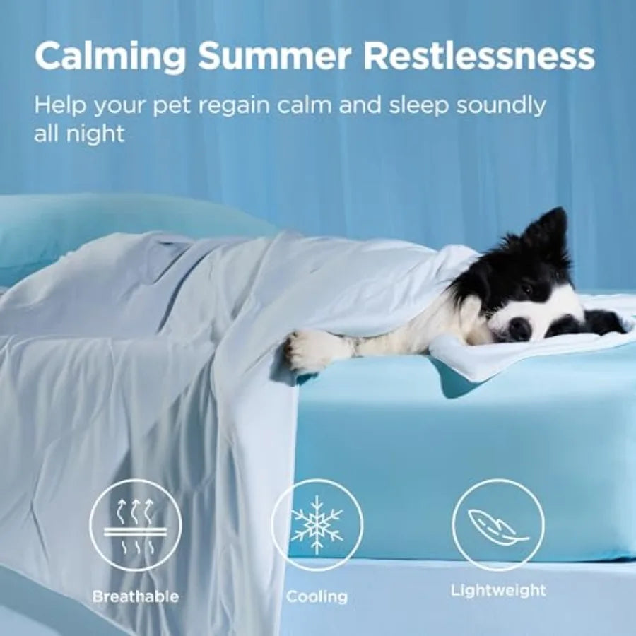 Breathable Air Core Pet Cooling Blanket For Small Dogs