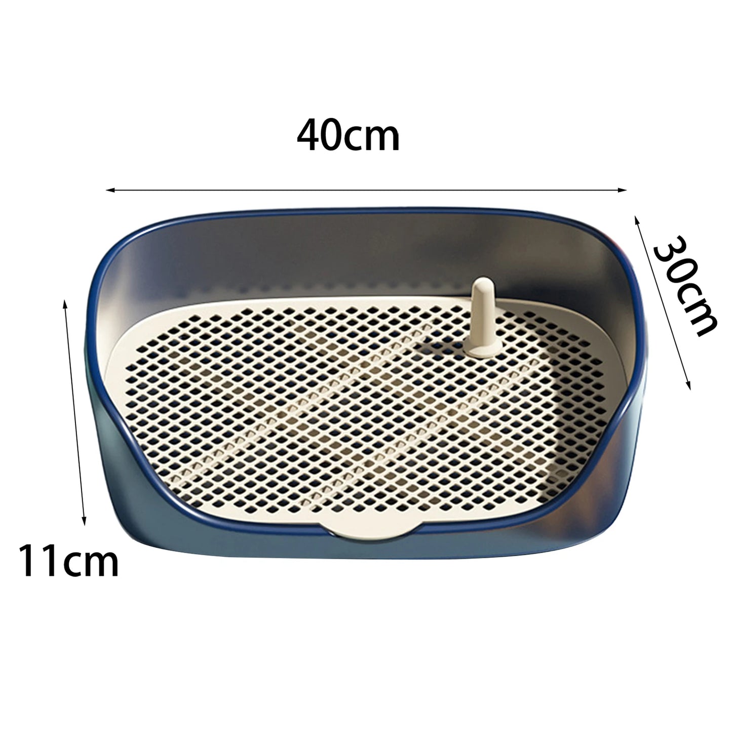 Portable Dog Toilet Potty Tray Litter Box Anti Splash Training