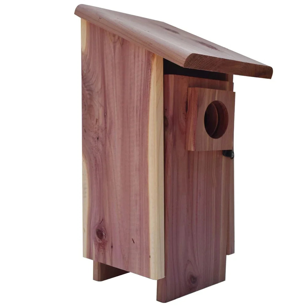 Eastern Red Cedar Bluebird House Outdoor Nesting Box With Ventilation