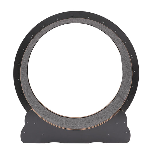 Foldable Cat Exercise Wheel With Silent Rollers For Indoor Cats
