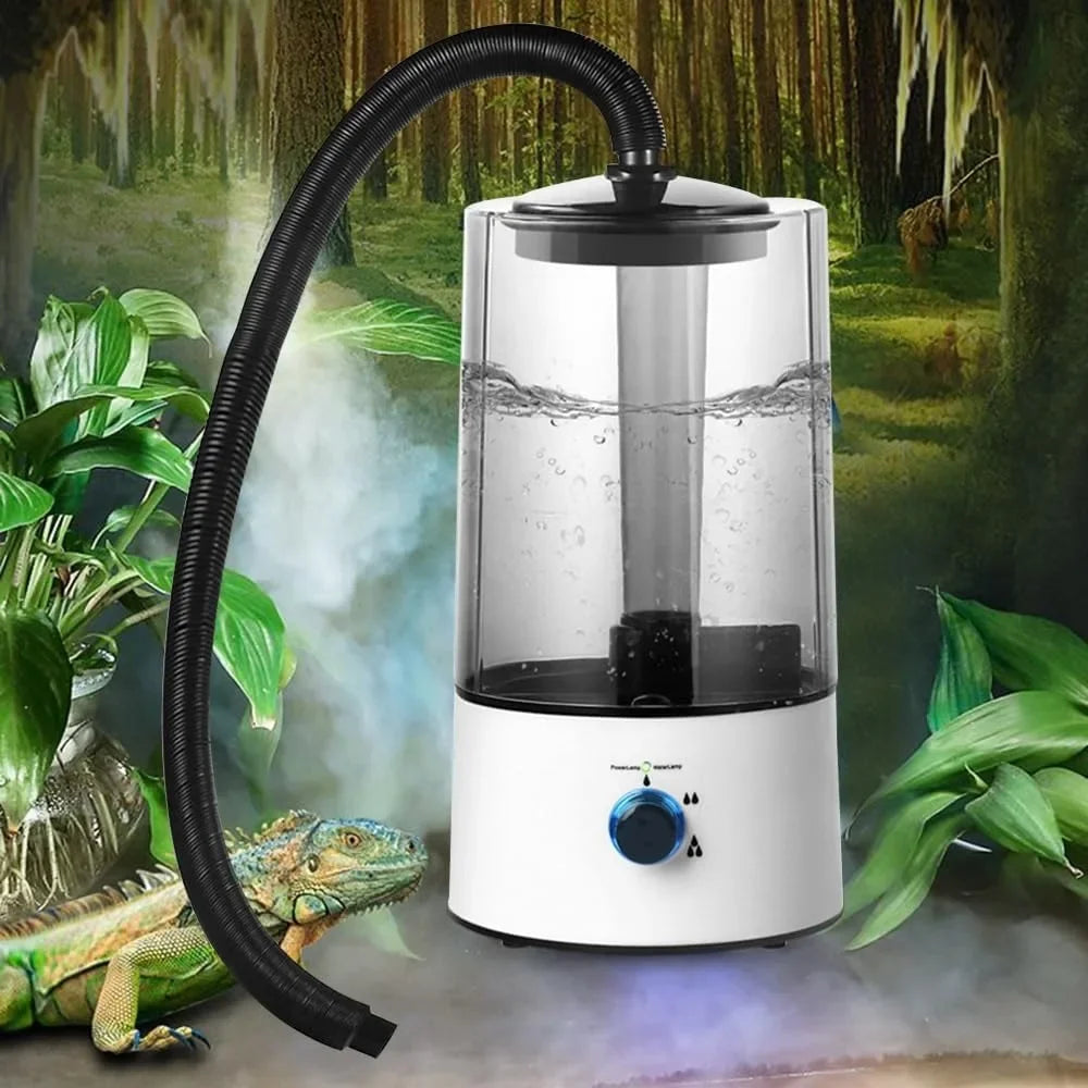 Pet Humidifier With Adjustable Hose For Terrarium