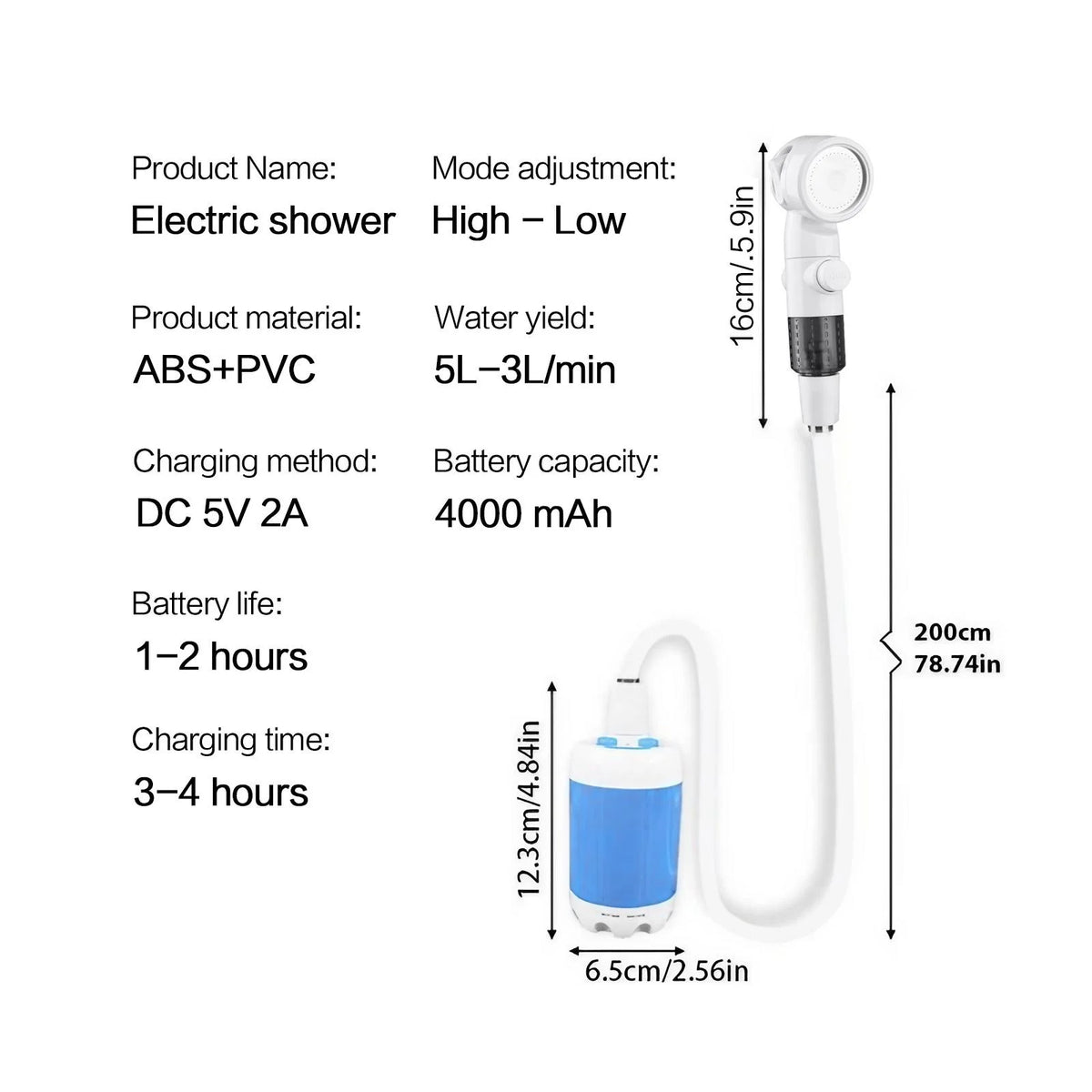 Portable Rechargeable Outdoor Handheld Sprayer For Pets And Gardens