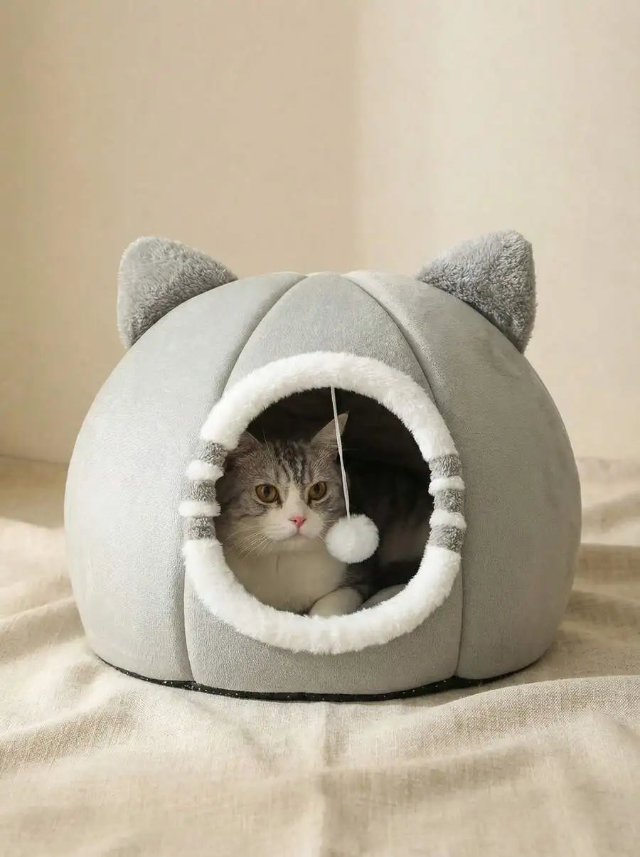 Petsin Cat Bed Kitten Sofa Washable Ultra Soft Indoor