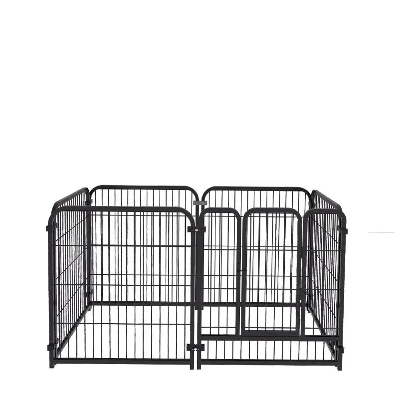 Foldable Stainless Steel Dog Fence Playpen For Pets