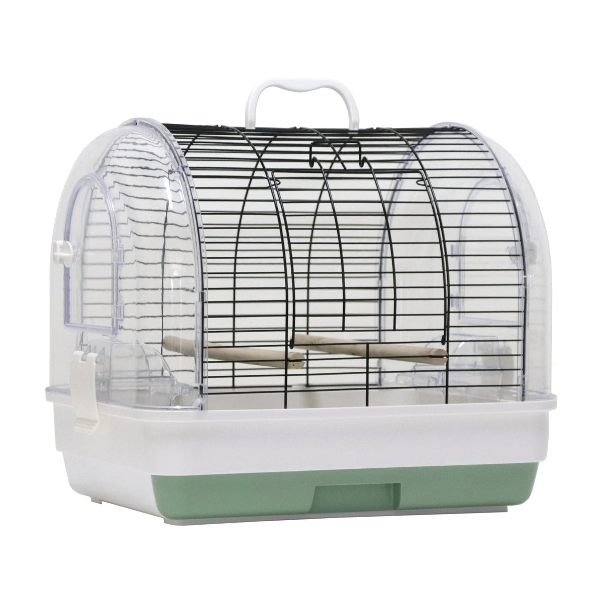 HiMiss Portable Bird Travel Cage For Budgies And Parakeets
