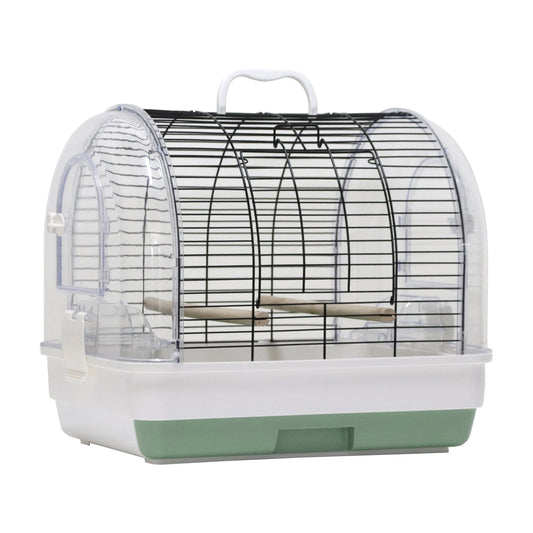 HiMiss Portable Bird Travel Cage For Budgies And Parakeets
