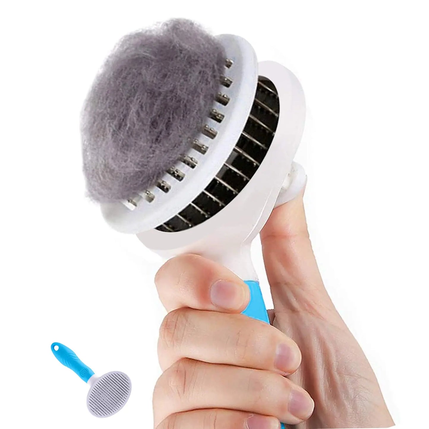 Self Cleaning Slicker Grooming Brush For Dogs Cats Rabbits