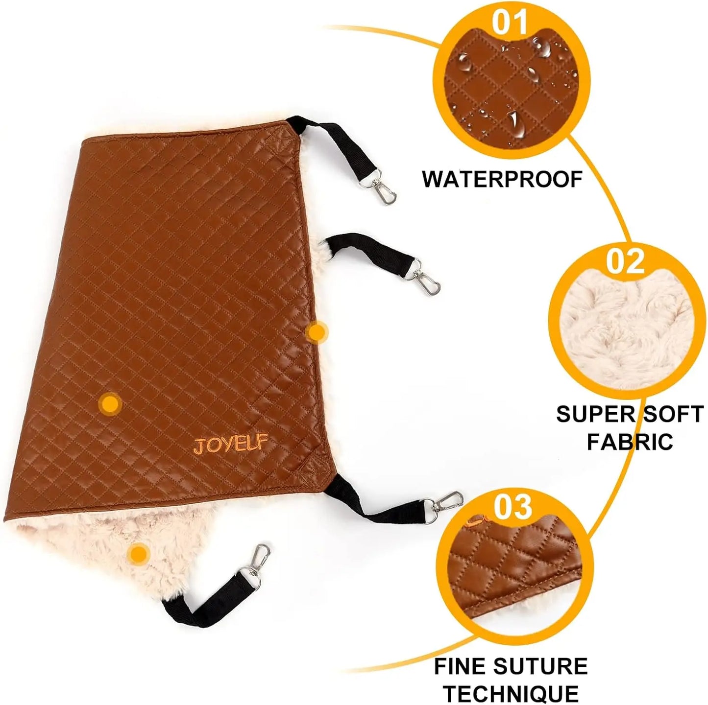 Cat Cage Hammock Reversible Hanging Bed for Small Pets