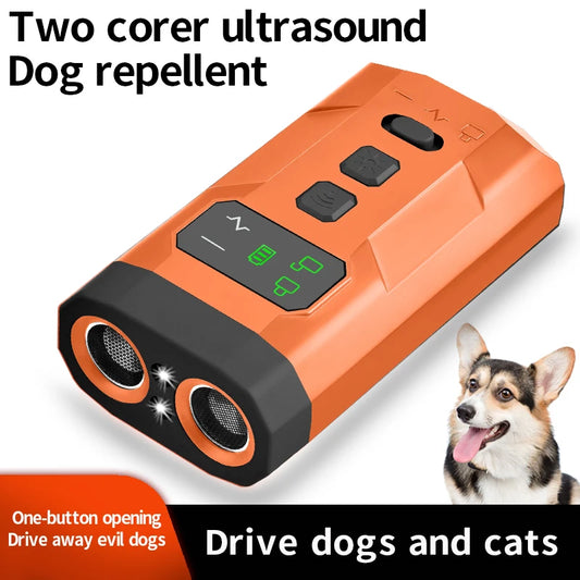 Ultrasonic Dog Repellent Trainer Dual Core High Power Device
