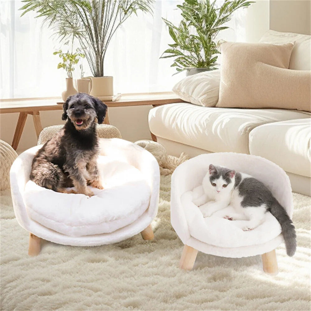 BORWART Ultra Soft Elevated Dog Cat Sofa Bed