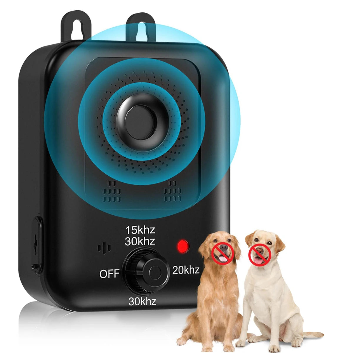 PetEdu Rechargeable Ultrasonic Bark Deterrent for Indoor and Outdoor Use